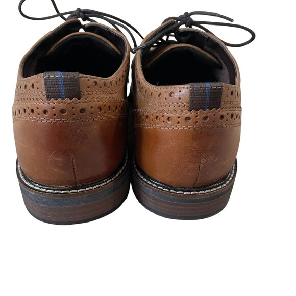 Nunn Bush Toe Cap Dress Shoes Men's Size 11 M Brown Leather - Picture 3 of 8